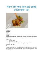 Nem thịt heo trộn giò sống chiên giòn tan potx