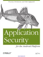 Application Security for the Android Platform doc