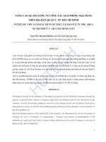 Nâng cao sự hài lòng về công tác giải phóng mặt bằng tại Quận 9. TP.Hồ Chí Minh docx