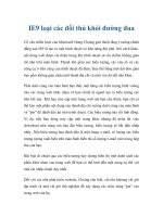 IE9 loại các đối thủ khỏi đường đua ppt