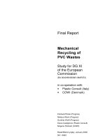 MECHANICAL RECYCLING OF PVC WASTES pot