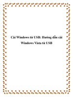 Cài Windows từ USB: Hướng dẫn cài Windows Vista từ USB doc