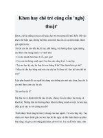 Khen hay chê trẻ cũng cần ''''nghệ thuật'''' potx