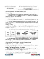 ĐỀ THI TUYẾN SINH ĐẠI HỌC 2013 MÔN ĐỊA LÝ - KHỐI C (kèm gợi ý đáp án ) pdf