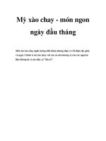 Mỳ xào chay - món ngon ngày đầu tháng potx