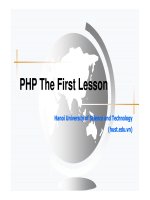 PHP The First Lesson - Chương 1 pot