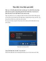 Mẹo diệt virus hiệu quả nhất potx