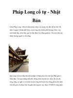 Pháp Long cổ tự - Nhật Bản docx