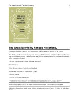 The Great Events by Famous Historians, Volume 07 docx