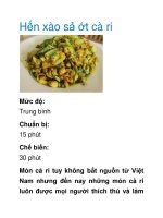 Hến xào sả ớt cà ri docx