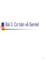 Bài 3. Cơ bản về Servlet ppt