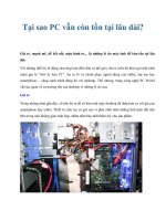 Tại sao PC vẫn còn tồn tại lâu dài? ppt