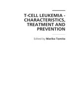 T-CELL LEUKEMIA CHARACTERISTICS, TREATMENT AND PREVENTION potx