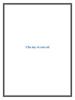 Cha mẹ và con cái ppt
