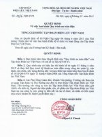 ..TẬP ĐOÀN ĐIỆN LỰC VIỆT NAM QUY TRÌNH AN TOÀN ĐIỆNMã số: QT-03-01 Mục ISO: 4.2.3 Trang 2/104Ngày sửa đổi: 07/12/2011 Lần sửa đổi: 02 Ngày hiệu lực: 01/04/2012TÓM TẮT SỬA ĐỔILẦN SỬA NGÀY SỬA TÓM TẮT NỘI DUNG SỬA ĐỔI0207/12/2011 Thay thế Quy trì ppt