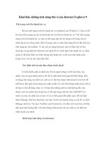 Khai thác những tính năng thú vị của Internet Explorer potx