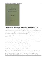 Famous Affinities of History pdf