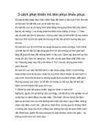 3 cách phạt khiến trẻ tâm phục khẩu phục pot