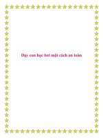 Dạy con học bơi một cách an toàn. pdf