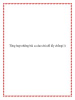 Những bài ca dao dân gian chủ đề xuất giá tòng phu pdf