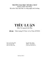 Đề tài: Hiện tượng En-nino và La-nina pptx
