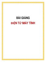 Bài giảng điện tử máy tính pptx