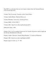 Economic Transfers in the United States by Marilyn Moon, ed. potx