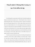 Thuyết minh về Hoàng Đức Lương và tựa Trích diễm thi tập docx