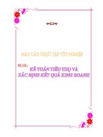 kế toán tiêu thụ và xác định kết quả kinh doanh  tại công ty TNHH Bảo Phúc