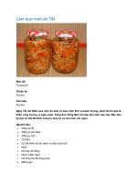 Làm dưa món ăn Tết docx