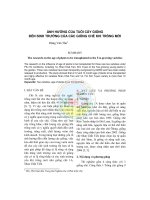 Ảnh hưởng của tuổi cây giống đến sinh trưởng của các giống chè khi trồng mới doc