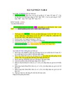 BÀI TẬP PHẦN TABLE pot