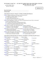 Đề thi tiếng Nga pot