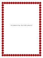 Trắc Nghiệm Kỹ Năng – Bạn Có Biết Tự Khích Lệ?. potx