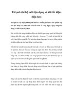 Tủ lạnh thế hệ mới tiện dụng và đã tiết kiệm điện hơn doc