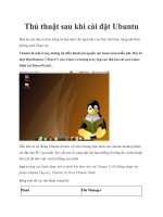 Thủ thuật sau khi cài đặt Ubuntu doc