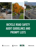 BICYCLE ROAD SAFETY AUDIT GUIDELINES AND PROMPT LISTS potx