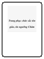 Trang phục chức sắc tôn giáo, tín ngưỡng Chăm pdf