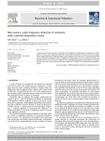 non - contact, radio frequency detection of ammonia