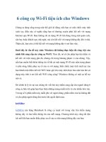 6 công cụ Wi-Fi tiện ích cho Windows ppt