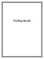 Trị lông tận gốc doc