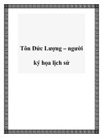 Tôn Đức Lượng – người ký họa lịch sử potx