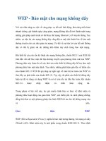 WEP - Bảo mật cho mạng không dây doc