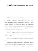 Nguyễn Công Hoan và thể tiểu thuyết pdf