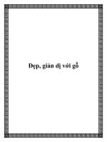 Đẹp, giản dị với gỗ ppt