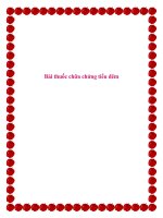 Bài thuốc chữa chứng tiểu đêm. ppt