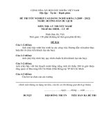 đề thi tốt nghiệp cao đẳng nghề hướng dẫn du lịch môn thi lý thuyết nghề mã đề thi hddl - lt (9)