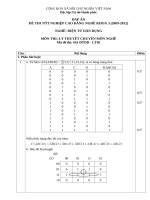 đáp án đề thi lí thuyết tốt nghiệp khóa 3 - điện tử dân dụng - mã đề thi đtdd - lt  (5)