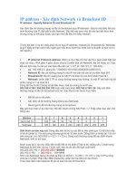 ip address mạng internet
