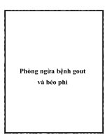 Phòng ngừa bệnh gout và béo phì docx
